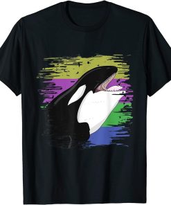 Orca Vintage Retro Gift Killer Whales T-Shirt