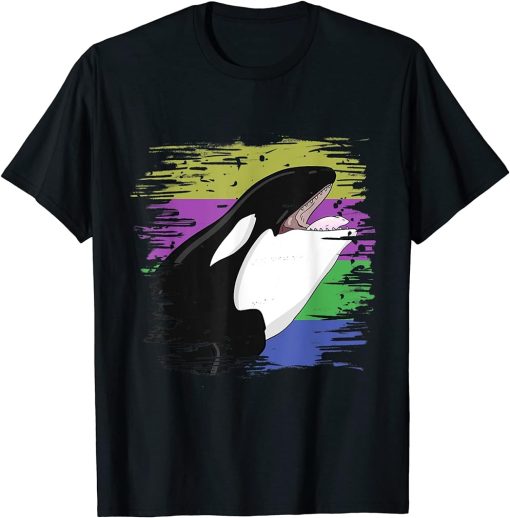 Orca Vintage Retro Gift Killer Whales T-Shirt