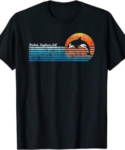 Vintage Bahia Inglesa, Chile Retro 80s Orca Sunset T-Shirt