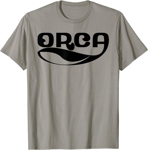 Orca Whale Dolphin Retro Ocean Graphic Vintage Sea Design T-Shirt